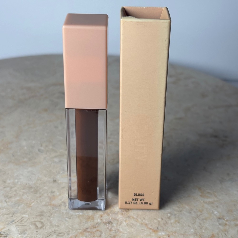KKW Beauty Lip Gloss Nude 8‎ Deep Brown Neutral 0.17 oz New in Box Discontinued